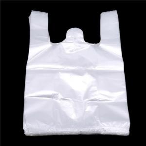 100PCS Supermarket Plastic Bag Transparent Tote Shopping Bag​ With Handle Food Packaging Storage Bags Keep Fresh