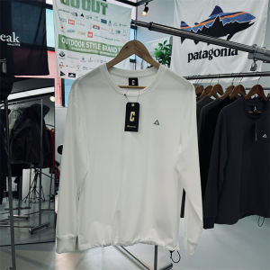 Mens and Womens Neutral Couples Japanese Line Outdoor Mountain Light Functional Quick-Drying Breathable Sun Protection Loose Pullover Sweatershirt