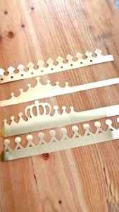 23Pcs Party Crowns with Stickers: Gold Paper Crowns, DIY Birthday King Crowns Craft to Decorate Assorted Sizes for Kids, Women, and Adults - Paper Prince Princess Crown Hats