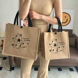กระเป๋าผ้าใบ Tote Bag ขนาดใหญ่สำหรับผู้หญิง กระเป๋าถือผ้าใบ กระเป๋าเดินทางแบบลำลอง กระเป๋าถือผ้าใบแฟชั่น กระเป๋าถือผ้าใบแบบลำลอง