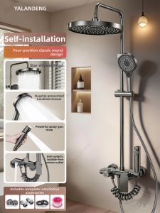 YALANDENG | Full Copper Installation Included Shower Set