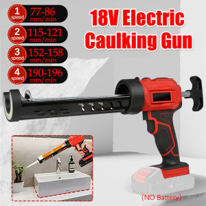 Wireless Electric Caulking Gun 18V Glass Glue Seam Filling Gun Electric Sewing Glue Tool for Kitchen Bathroom Doors and Windows