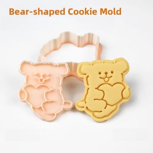 Cartoon Maltese Dog Baking Tools Cookie Cutter Press Flower Cookie Biscuit Stamp Mold Baking Accessories Kitchen Utensils