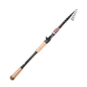 Portable Carbon Fishing Rod Short Section Lightweight Gun Handle Straight Handle Sea Fishing Pole Slip-resistant Pole