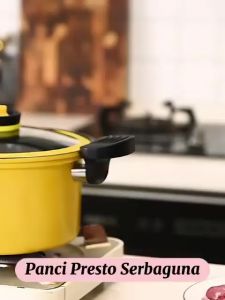 Panci Presto Teflon Micro Pressure Cooker 35 liter Anti Lengket
