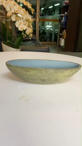 กระถางปูนปลาสเตอร์สไตล์ลอฟท์ทรงเรือโบราณ สำหรับปลูกต้นไม้ปลอม ไม่สามารถโดนน้ำได้