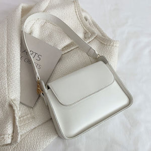 Túi Xách Nữ Thời Trang Cổ Điển Đa Năng Thiết Kế Tay Cầm Đeo Vai Đơn Túi Vuông Mềm Màu Trơn Phong Cách Hàn Quốc Nhỏ Gọn