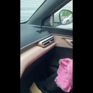Ốp Che Cửa Gió Điều Hòa Viền Trang Trí Cửa Gió Điều Hòa Phía Trước Phụ Kiện Trang Trí Nội Thất Xe BYD Dolphin Mini Seagull 2024-2025 Tay Lái Bên Trái.
