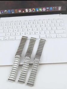Dây Đeo Đồng Hồ Bằng Thép Không Gỉ Dành Cho Nam 23mm Tương Thích Với Dòng Cartier Santos Vòng Đeo Tay Santos100 Nguyên Bản Có Nút Khóa Hai Bên