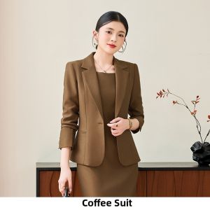XINYU | Fall/Winter New Fashionable Business Casual Work Commute Friendly Petite Womens Suit Set