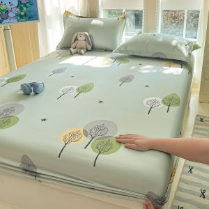 Antarctic People Pure Cotton Bed Canopy Single Piece Thickened Mattress Protector Cover New 2024 Dormitory Bed Sheet Set