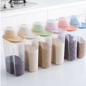 กล่องเก็บของแบบปิดผนึก ถังเก็บเมล็ดธัญพืช ข้าวสาร Whole grain สำหรับการจัดเก็บของน้ำ ราคาที่สมบูรณ์