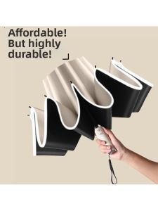 Automatic Folding Reverse Dual-use Sun and Rain Large Umbrella UV Protection