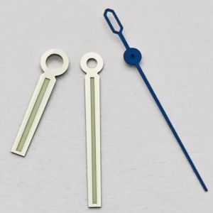 Menex Silver Watch Hands Watch Replacement Spare Repair Accessories Parts Fit NH35 NH36 Miyota8215 DG Movement Green Luminous