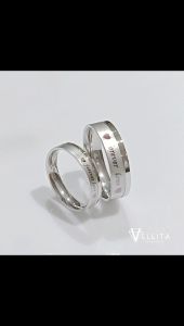 [VJ]316L Couple Ring “SR269” Forever Love Steel Valentines Anniversary Couples Ring <Cincin Kekasih> 情侣装不锈钢戒指