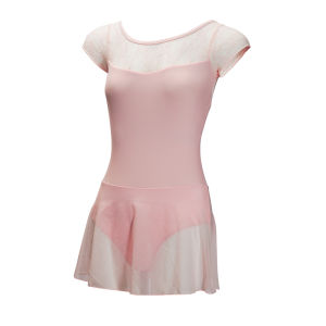 Sansha | Girls Ballet Practice Dress Short Sleeve Lace Unitard