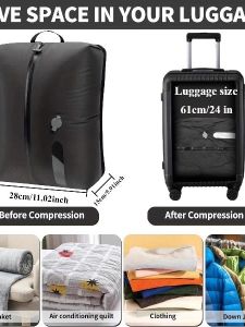 sui xin yu qie | Travel Vacuum Large Capacity Compression Storage Bag