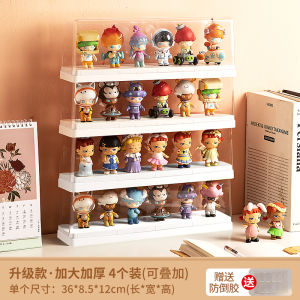 Acrylic Display Case for Figurines Storage Transparent Dustproof Blind Box Showcase Home Decor Organizer Adult Suitable