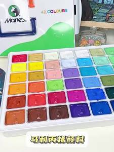 Marie’s | Bộ Sơn Acrylic Chống Thấm Kháng Phai Không Độc Cho Học Sinh Nghệ Thuật và Trẻ Em