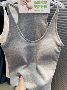 QIAOCHENXIAN | 95 Cotton Adjustable Bra Underwear with Padded Cups