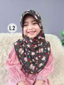 ผ้าคลุมผมเด็กมุสลิม ฮิญาบเด็ก ผ้าคลุมผมสวมสำเร็จ