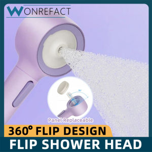 Bathroom Handheld Shower Head 2 Shower Modes Adjustable High-Pressure Shower Head Water-Saving Shower Head