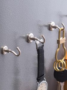 Powerful Magnetic Iron Hook Strong Absorption No Drilling Required Iron Magnetic Hook for Home Organization by Smart House