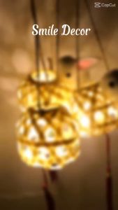 Lồng Đèn Tre Hình Thỏ Phong Cách Việt Nam Smile Decor - Lồng Đèn Trang Trí Trung Thu