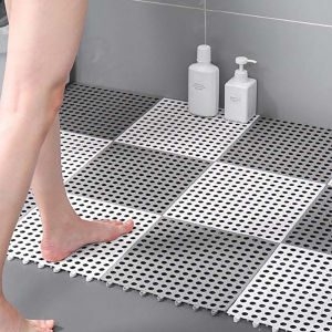 ผ้ารองกันลื่นในห้องน้ำ รุ่น 3 สี 30x30cm สำหรับห้องครัวระเบียง และยางกันลื่นปูพื้น DIY