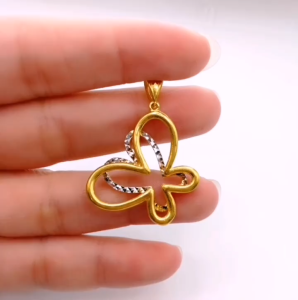 Yon Hing Loket Rama-Rama 2 Tone 5.47g Emas 916