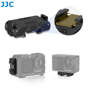 ฐานแม่เหล็กแบบปลดเร็ว JJC สำหรับกล้อง DJI OSMO 360 Action 5 Pro 4 3 อะแดปเตอร์ Cold Shoe ขายึด อุปกรณ์เสริมสำหรับถ่ายเซลฟี่และวิดีโอบล็อก