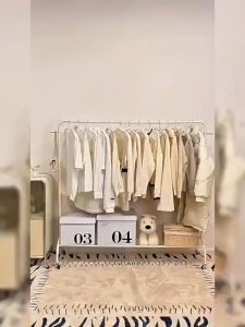 Rak Gantungan Baju Serbaguna Baru Hanger Baju Gantungan Baju Minimalis Stand Hanger Dengan Roda