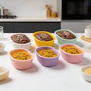 5 Chiếc Có Thể Tái Sử Dụng Silicone Muffin Ly Hình Bầu Dục Chống Dính Khuôn Làm Bánh Khuôn Nướng Bánh Cho Nồi Chiên Không Dầu Air Fryer Lò Nướng Brownie Bánh Ngọt Máy Nướng Tự Làm