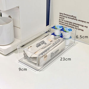 Drawer Tea Bag Storage Box Grid Stackable Office Coffee Corner Desktop Tea Coffee Capsule Storage Rack