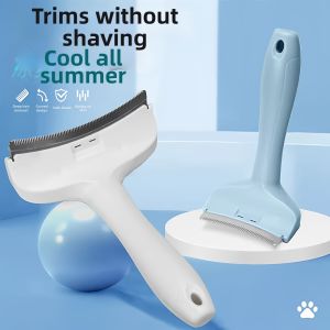 GUOQI | Dual-Use Shedding & Deshedding Pet Comb Small
