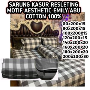 SPREI RESLETING / SARUNG KASUR RESLETING MOTIF KOREAN AESTHETIC