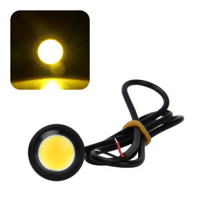 1Pair 18/23MM Mini Eagle Eye LED Light Motorcycle License Plate Light Led Daytime Running Lights Rear Taillight Fog Lamp Bulb