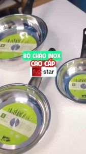 Chảo Inox 3 Đáy Cao Cấp Fivestar Tay Cầm Cách Nhiệt An Toàn