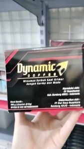 KOPI KUAT PRIA PERKASA | KOPI DINAMIK ASLI TAHAN LAMA ORIGINAL | DYNAMIC COFFEE BPOM | GINSENG TERMURAH 30 SACHET & 10 SACHET