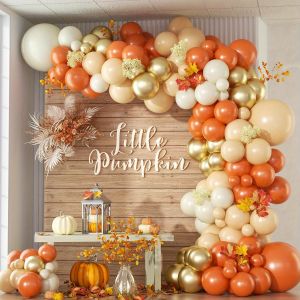 121Pieces Fall Arch Set for Fall Harvest Festival Thanksgiving Day Anniversary Celebration Theme Events and Many Other Scenarios