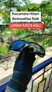 Kacamata Hitam Pria Keren Lensa Kaca Anti Silau Berkwalitas Baik