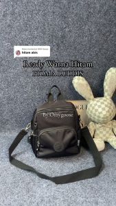 OMYGOOSE TAS RANSEL MINI WANITA / BACKPACK WANITA / TAS 2IN1 / RANSEL NYLON / PIOMA LUDDIS