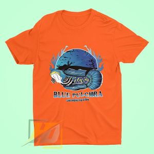 BAJU KAOS CHANNA ANAK LAKI-LAKI USIA 1-12 TAHUN IKAN CHANNA BLUE PULCHRA KAOS KIDS BAHAN PREMIUM TERBARU MURAH