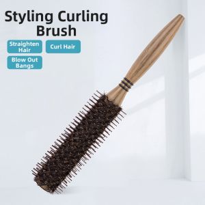 SUNEAST | Professional Curl Roll Comb Round Brush For Volumizing Flipping Inward Styling Blow Drying
