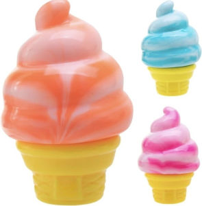 NEW Colorful Ice Cream Shaped Nee-Doh Nice Cream Cone Sensory Stress Reliever Fidget Toy for Anxiety Focus Adults & Kids