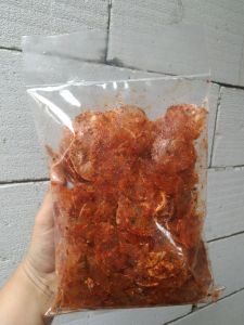 kripik kaca rasa bawang pedas 250gram