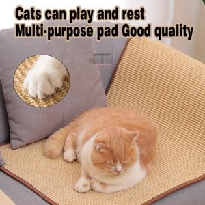 Sisal Cat Scratch Pad Kitten Scratching Cardboard Protect Furniture Pet Grinding Claws Products
