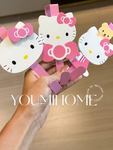 New Home 100 Wooden Cartoon Door Hooks No Nail Traceless Clothes Hooks Strong Load Bearing Kitchen Wall Hooks Office