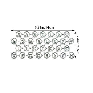 1pc 26 English Alphabet Symbol Metal Cutting Dies for Card Making Paper Embossing Die Cuts Sets DIY Scrapbooking Stencils