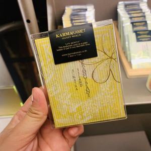 KARMAKAMET Essential Oil Aromatherapy Bookmarks Car ener Wardrobe Fragrance Sheets Portable Air Purifier Thai Origin